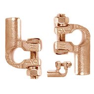 left angle copper battery terminals
