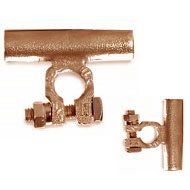 parallel copper battery terminals