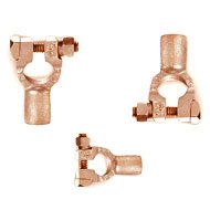 Straight Barrel Copper Battery Terminals:-