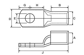 Bell Mouth lugs Terminals