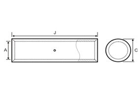 Copper Long Barrel Crimping Connectors