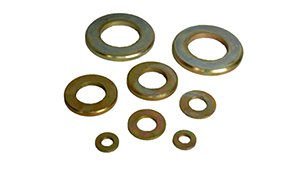 Copper plain washers metric DIN 7349