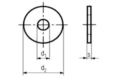 DIN 9021 Copper washers